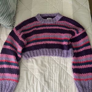 Beginning Boutique Multicolor Striped Sweater